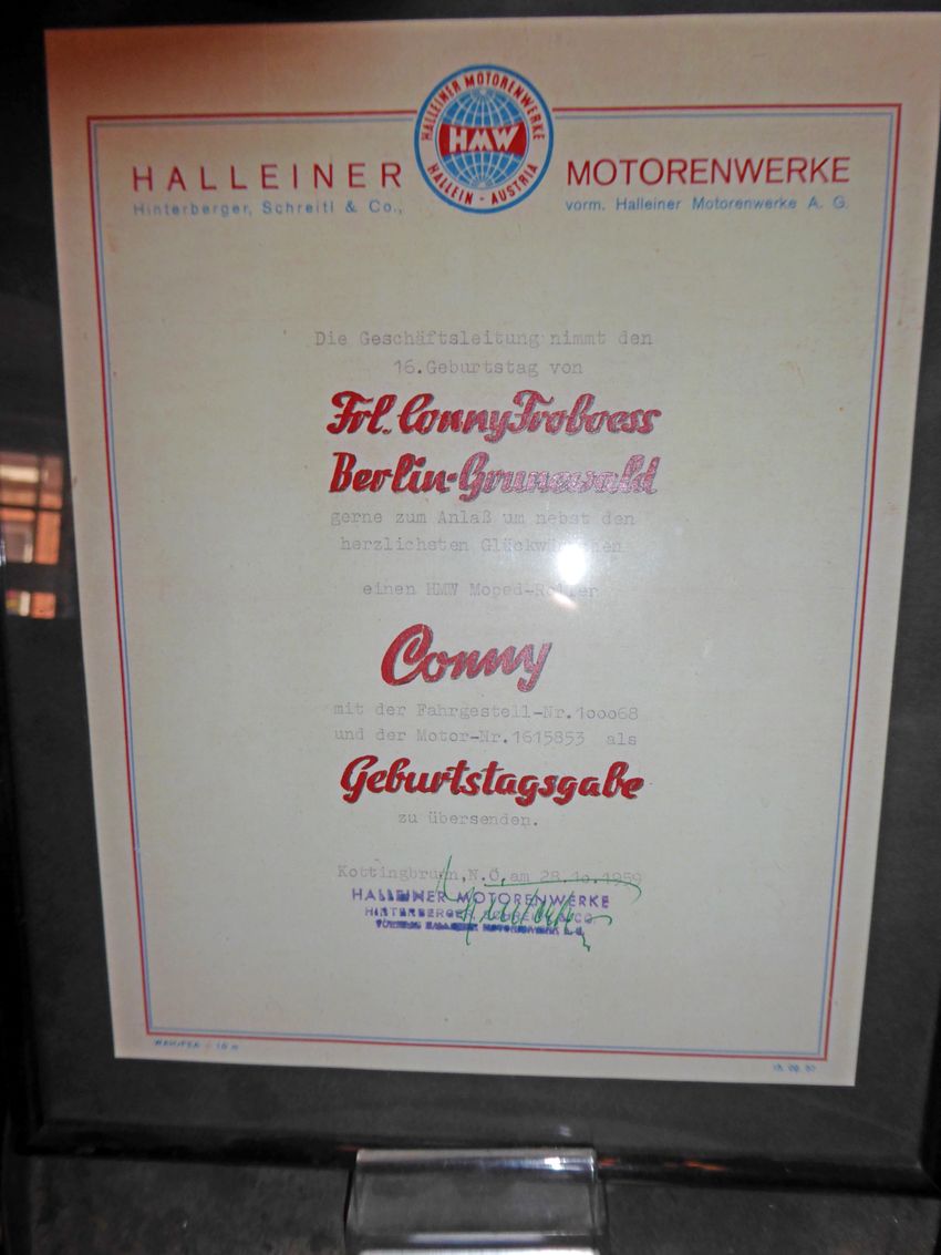 006 Urkunde HMW Geburtstagsgabe Conny Froboess