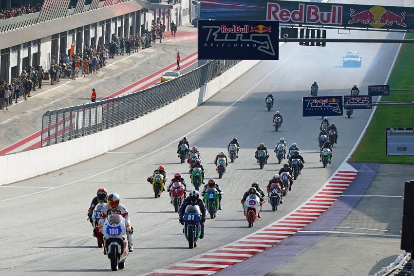 Rupert Hollaus Rennen 2023 c Erich Müllegger Kl bis 400ccm 100 Franky Zorn