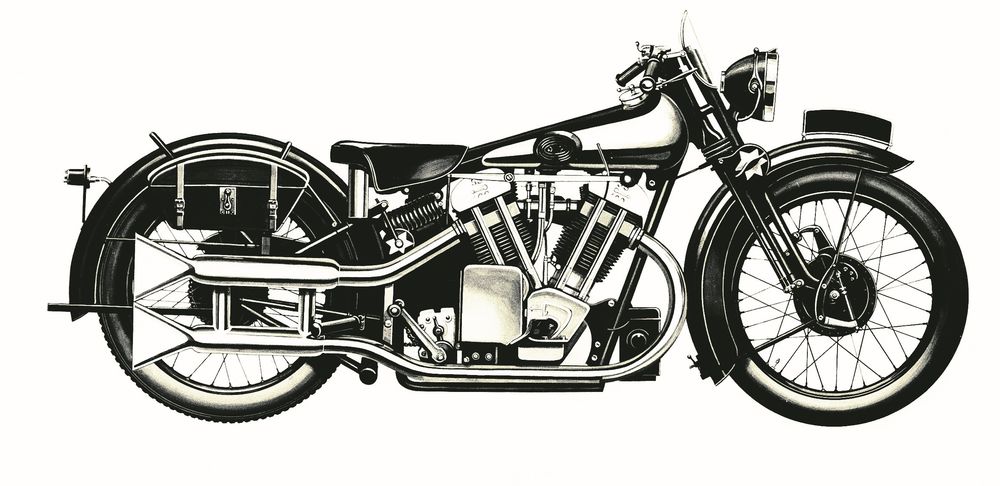 Brough Superior SS100 IMAGE CREDIT MORTONS ARCHIVE